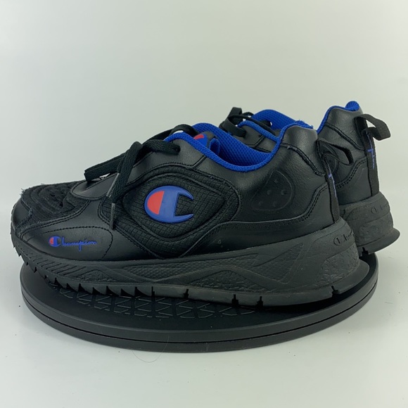 Champion Flex 21 Black/Blue Athletic Shoes Men’s Size 8.5 - Picture 8 of 13